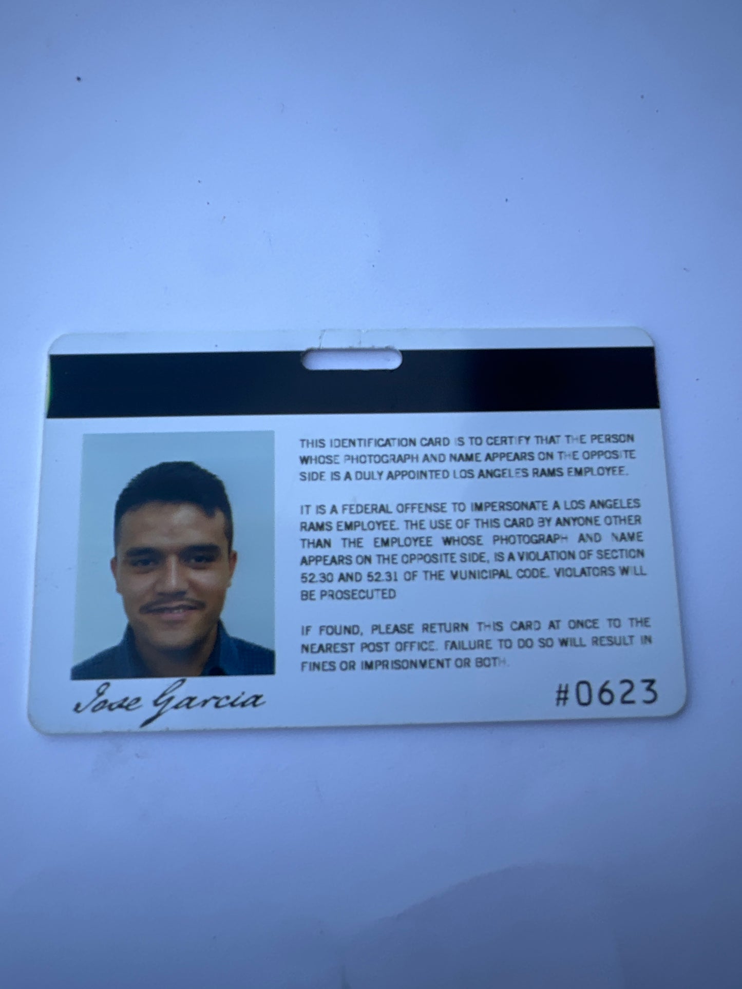 BALLERS: HERO LA Rams Employee Badge