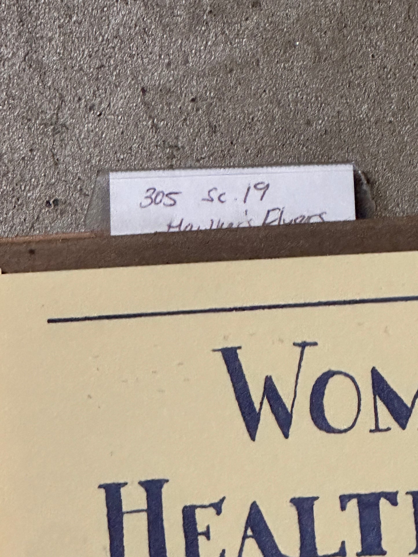 Boardwalk Empire: Margaret Schroeder's Flyers for Women's Health from Episode 305