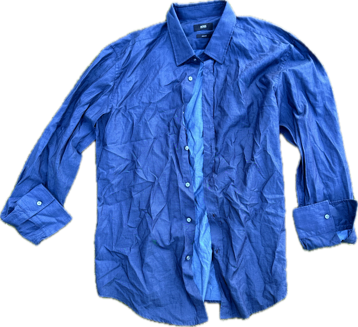 HOUSE: Dr Gregory House BOSS Blue Button Shirt (XL)