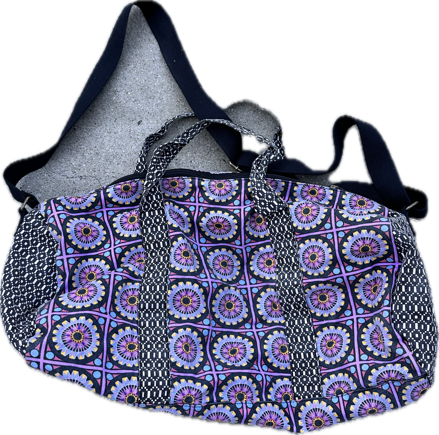 SHADES OF BLUE: Harlee Santos Lamer Duffle Bag