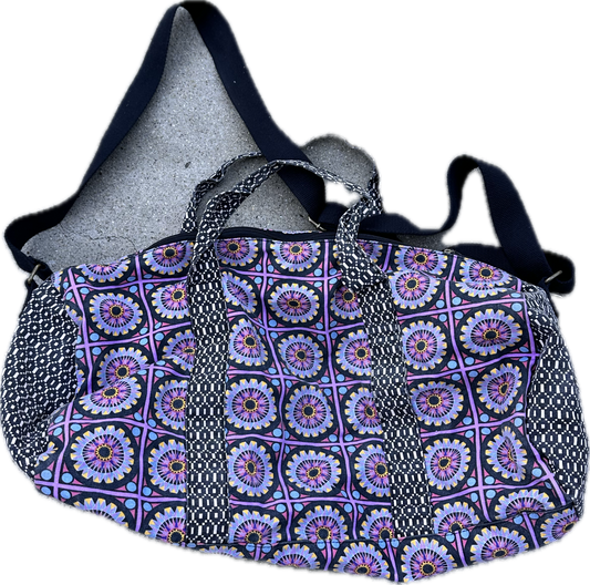 SHADES OF BLUE: Harlee Santos Lamer Duffle Bag