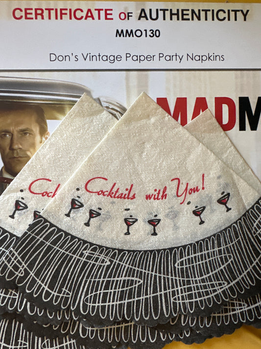MAD MEN: Don Draper’s Vintage Turtle Napkin Set (5)