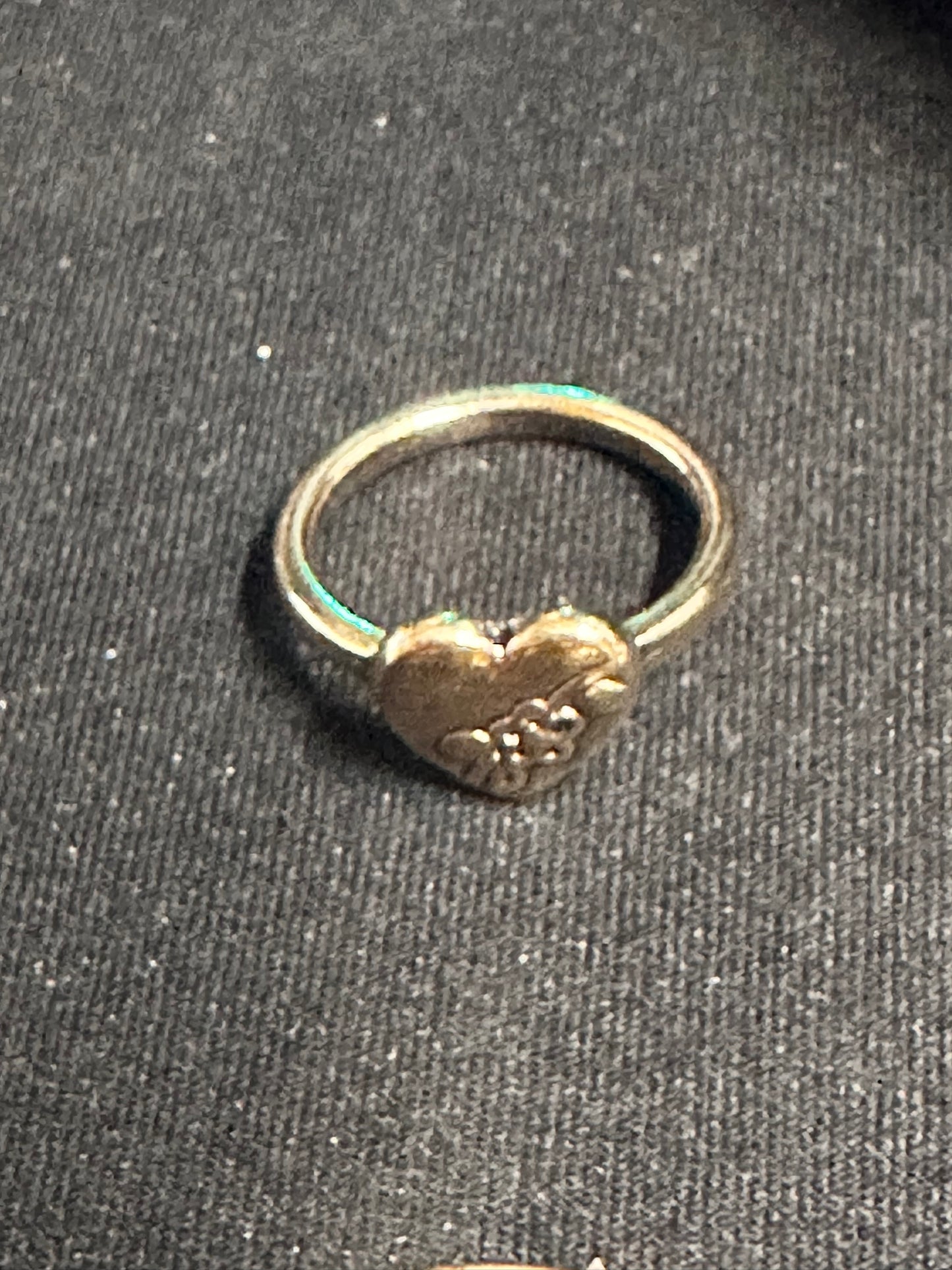 MAD MEN: Sally's Vintage Heart Ring
