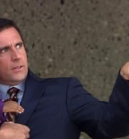 THE OFFICE: Michael Scott’s Blue Button Down Shirt (15.5/16)