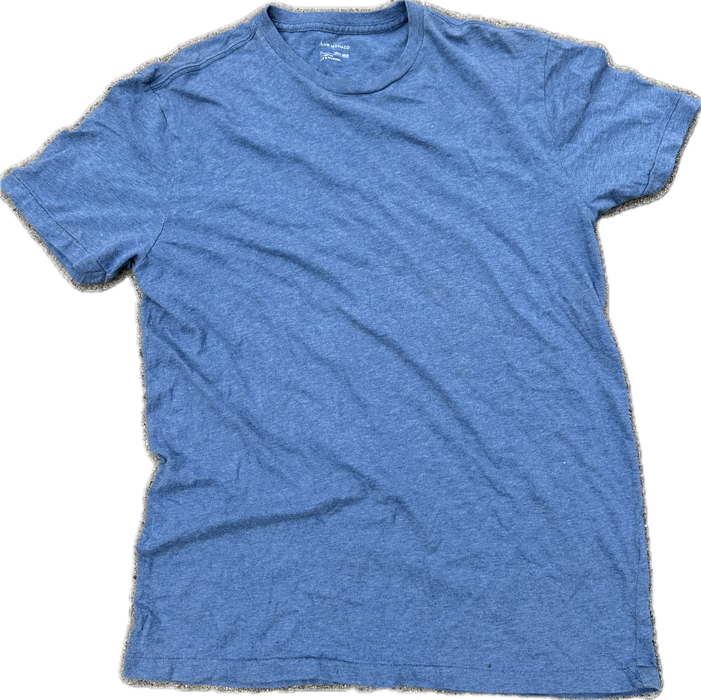 BONES: Hodgins’ Blue Club Monaco Short Sleeve T-Shirt (S)