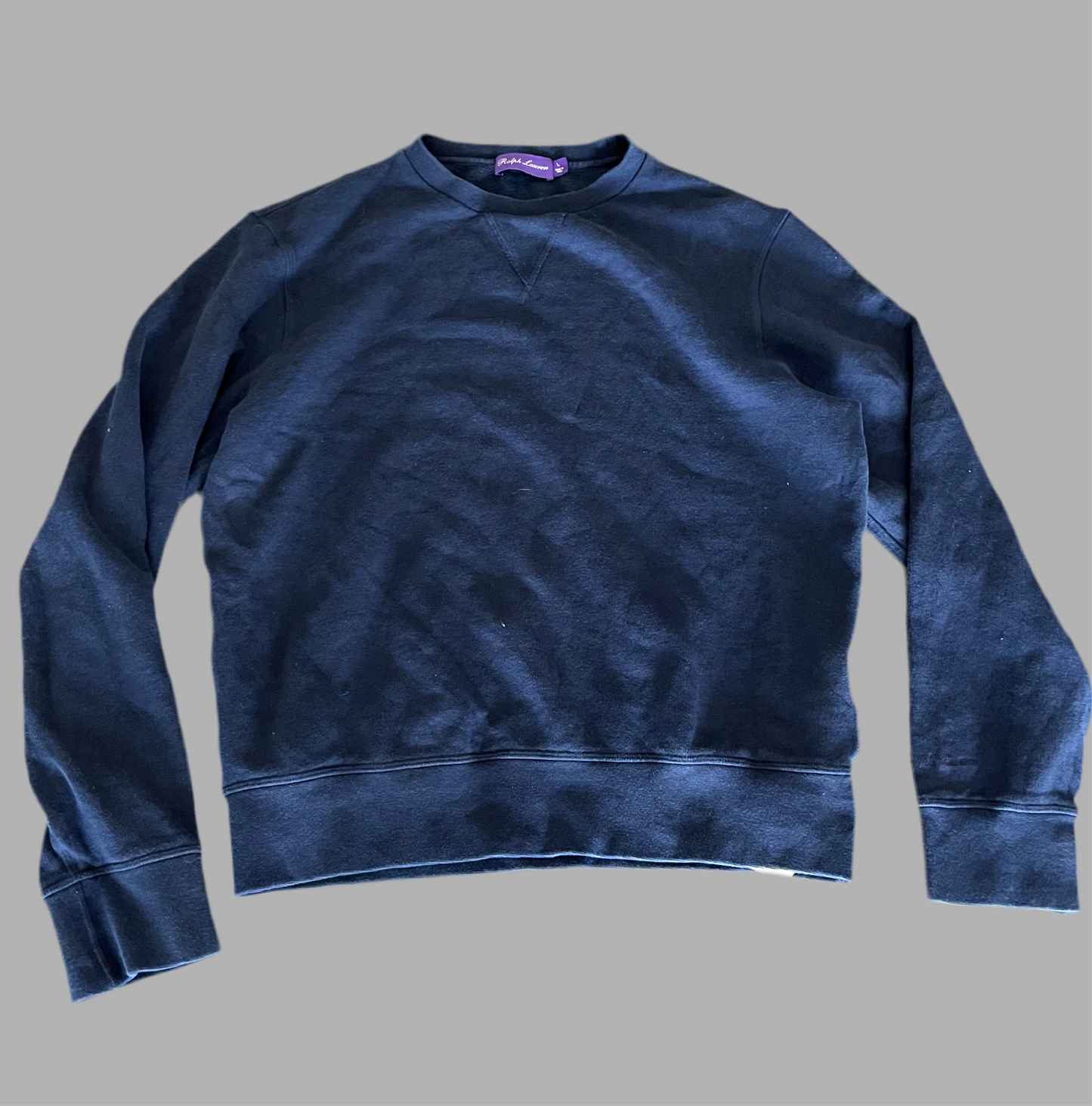 WRATH OF MAN: “H” HERO RALPH LAUREN POLO HERO Crewneck Sweatshirt (L)
