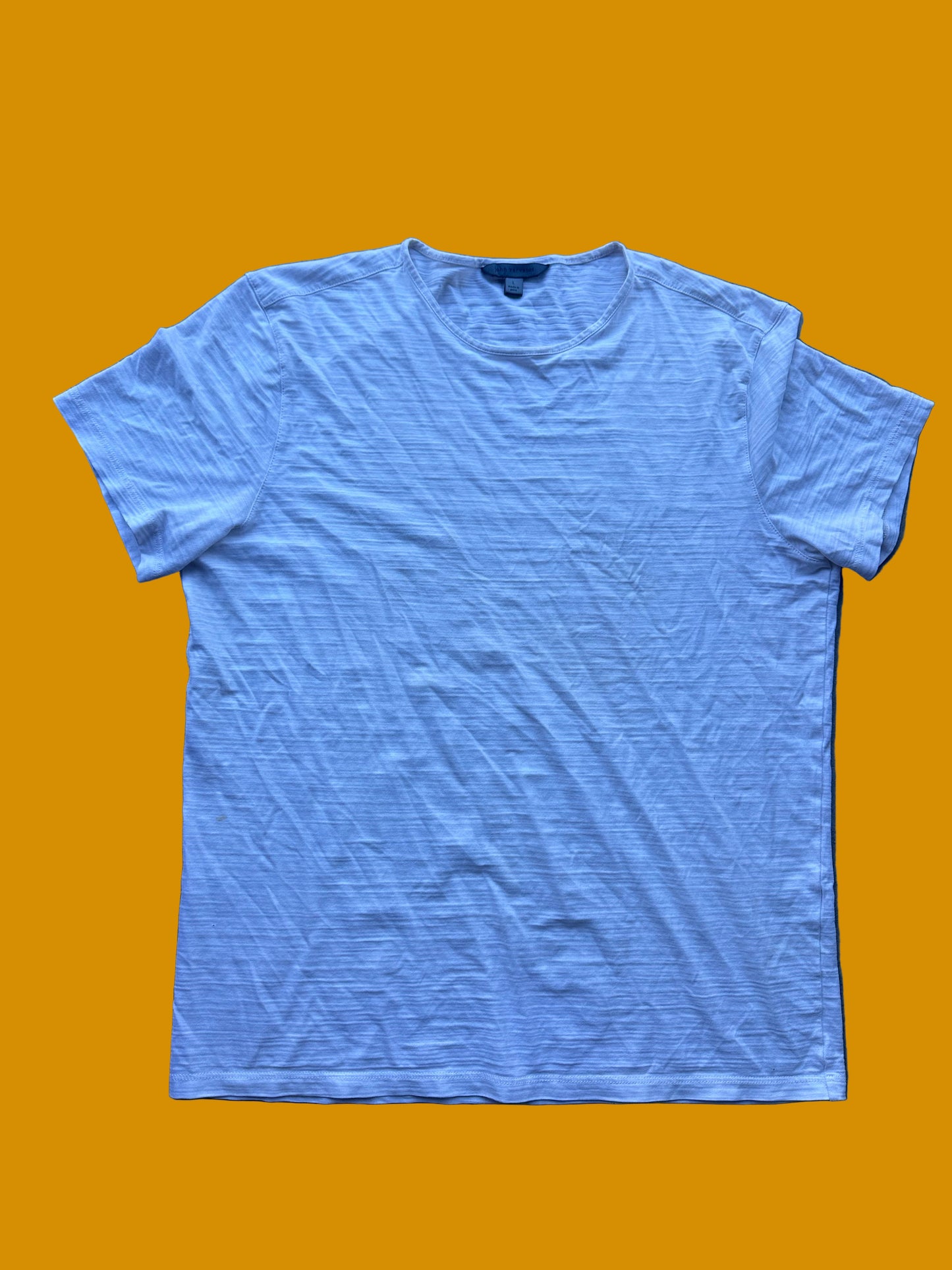 HOUSE: Dr. Gregory House HERO JOHN VARVATOS White Cotton T-Shirt (L)