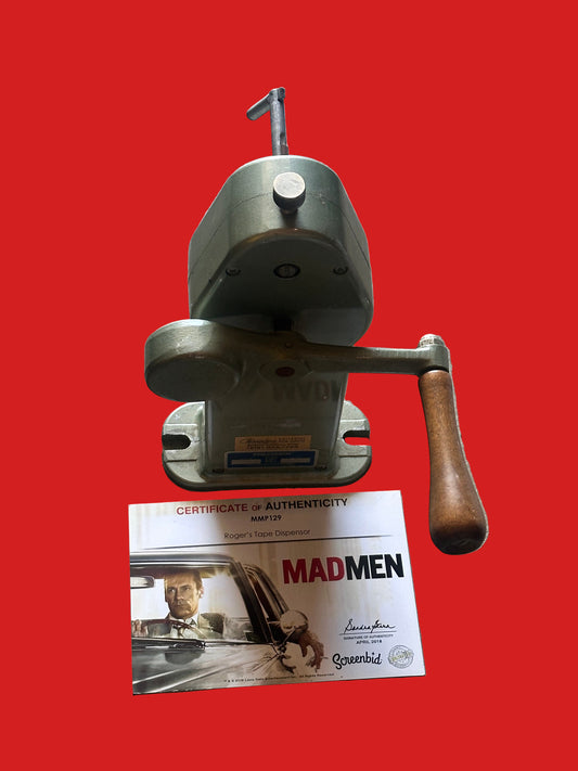 MAD MEN: Roger's Vintage Film Tape Dispenser