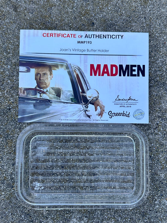 MAD MEN: Joan’s  HERO Mid-Century Butter Dish