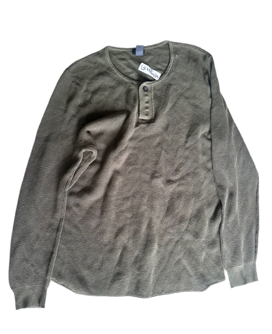 SILICON VALLEY: Gilfoyle's HERO H&M Green Long Sleeve Shirt (L)