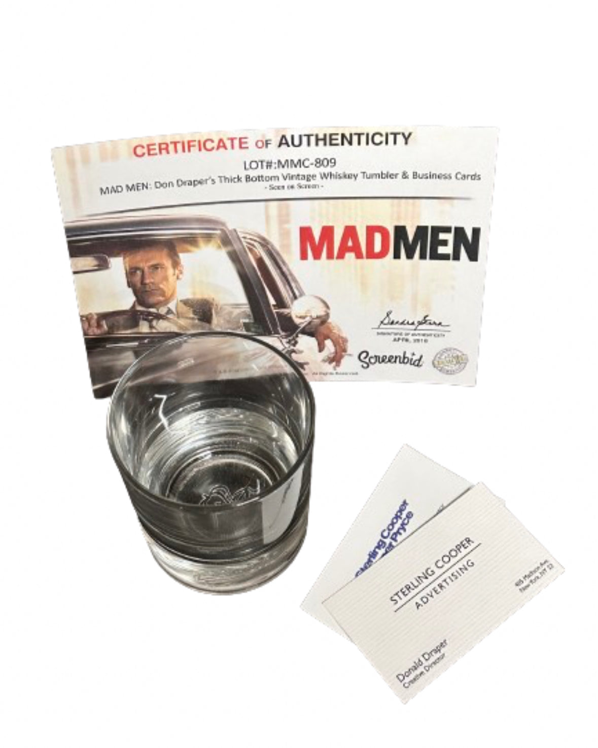 Official Mad Men props, wardrobe and set decoration from the