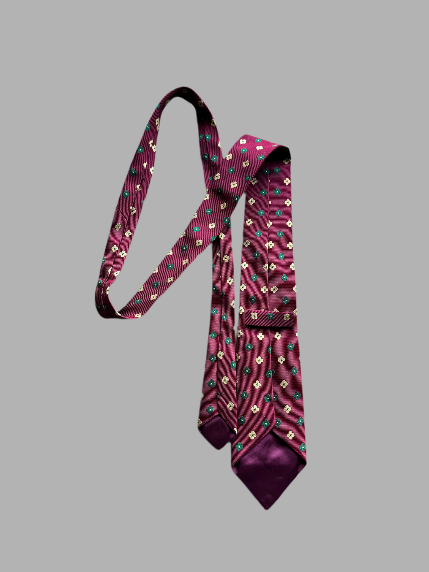 MAD MEN: Henry Francis fine Italian handmade Necktie