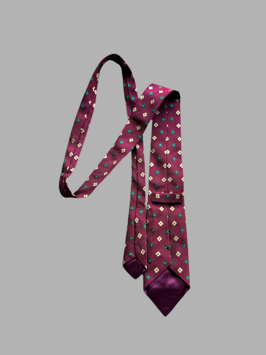 MAD MEN: Henry Francis fine Italian handmade Necktie