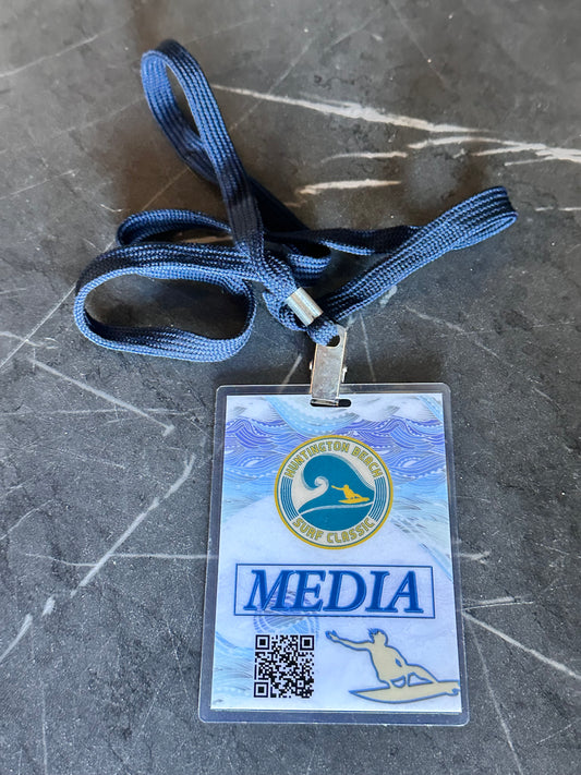 BALLERS: Tracy HUNTING BEACH SURF CLASSIC VIP Badge