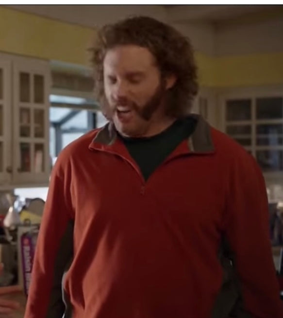 SILICON VALLEY: Erlich's HERO NordicTrack Orange Pullover Fleece (XXL) from Episode 404