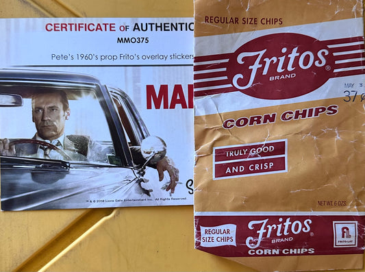 Mad Men: Pete's Small Frito’s Corn Chip Stucker