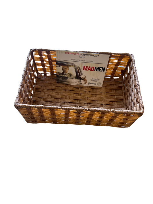 Mad Men: Megan Draper Whicker Square Holder