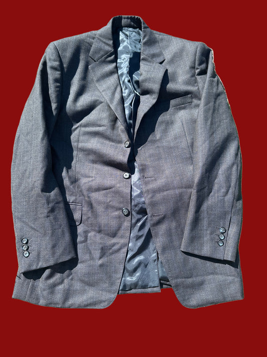 Mad Men: Roger Sterling's Vintage Blue light plaid Sport Coat (44)