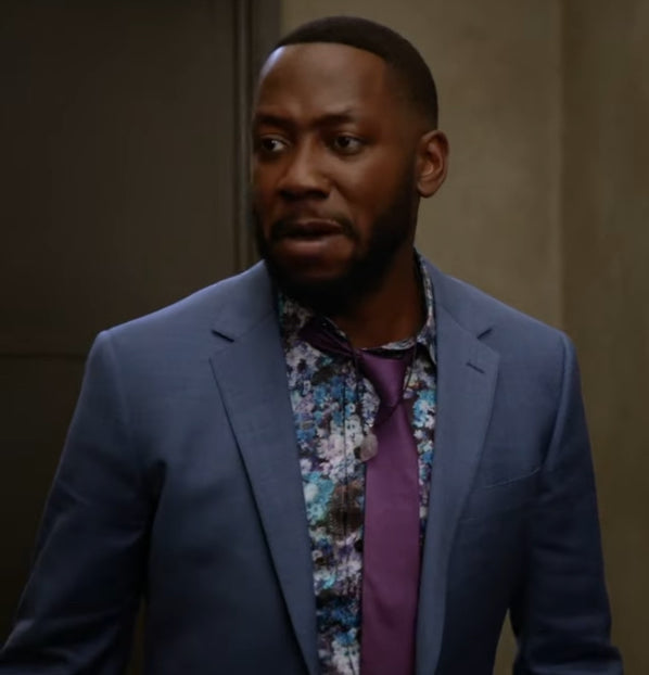 NEW GIRL: Winston Bishop's Handmade Purple Necktie