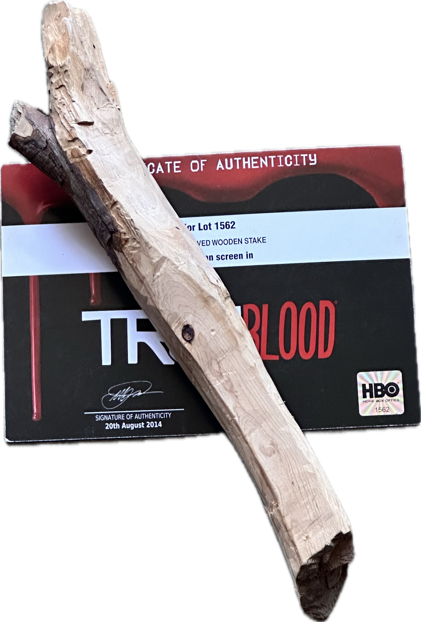 TRUE BLOOD: Bill Compton's faux rubber Wood Stake Prop