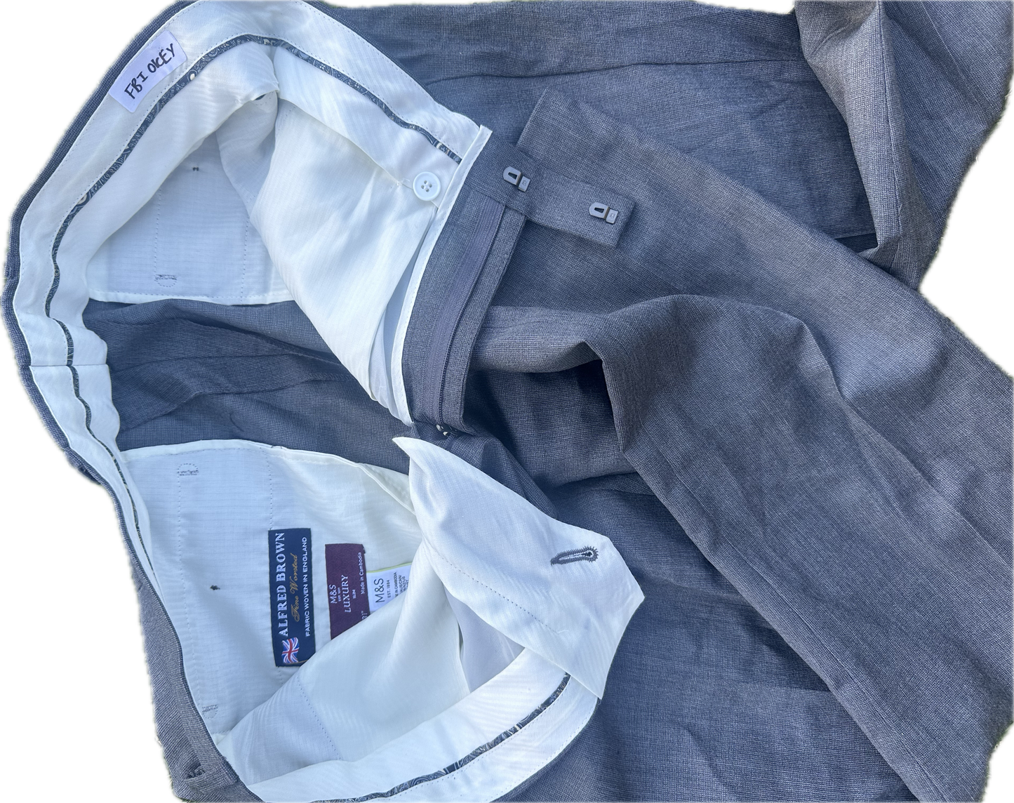 WRATH OF MAN: FBI Agent Okey’s M&S Luxury ALFRED BROWN LONDON Suit (40R | 34/31)