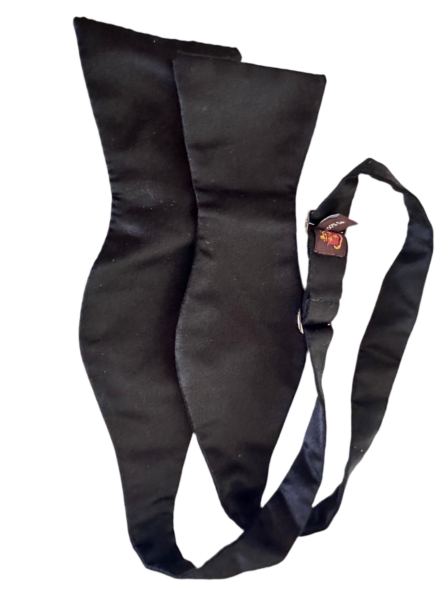 THE OFFICE: Jim’s Black Skinny Tuxedo Bow Necktie