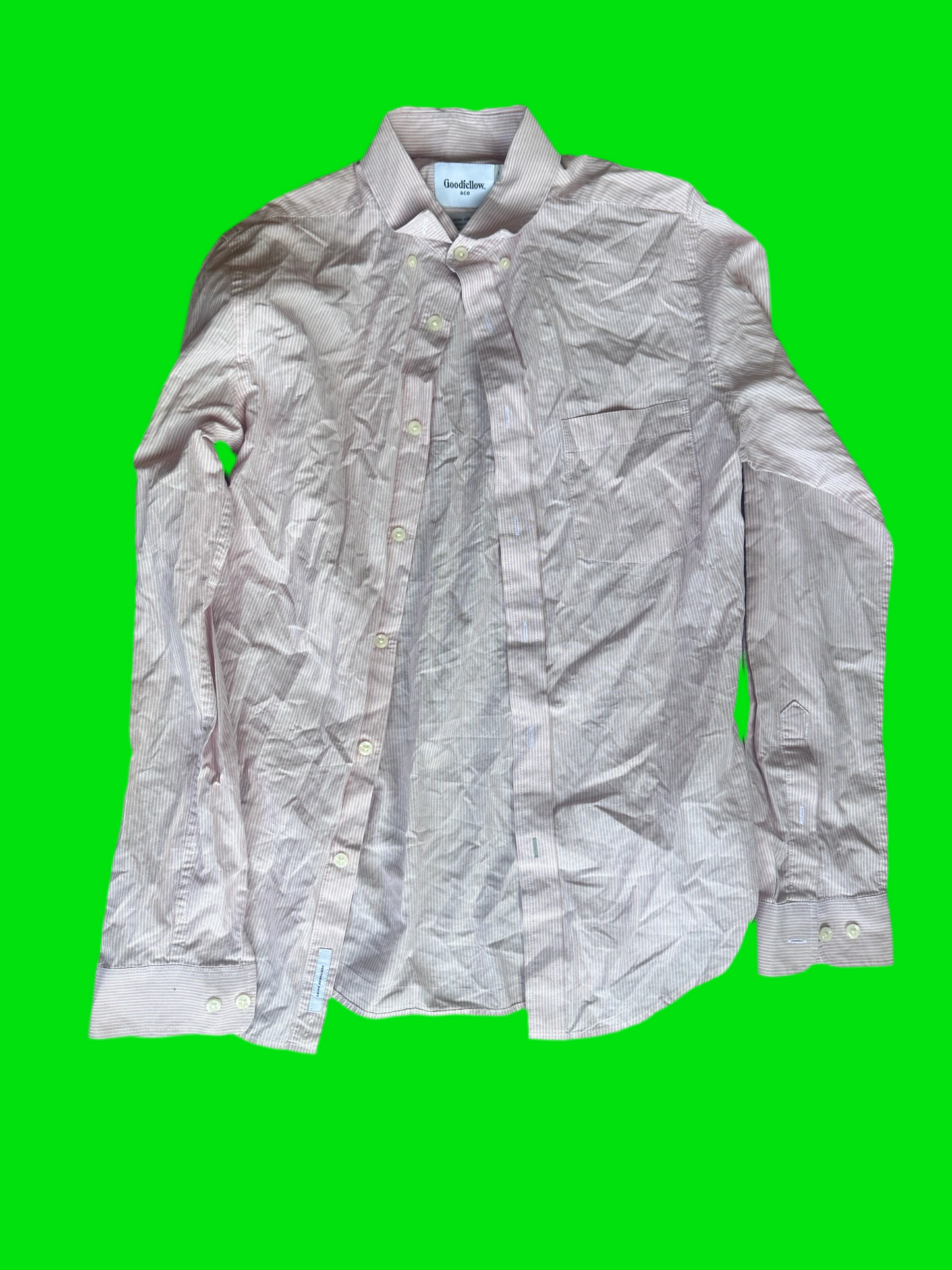 SILICON VALLEY: Holden’s HERO GOODFELLOW Stripe Button Down Shirt (S)