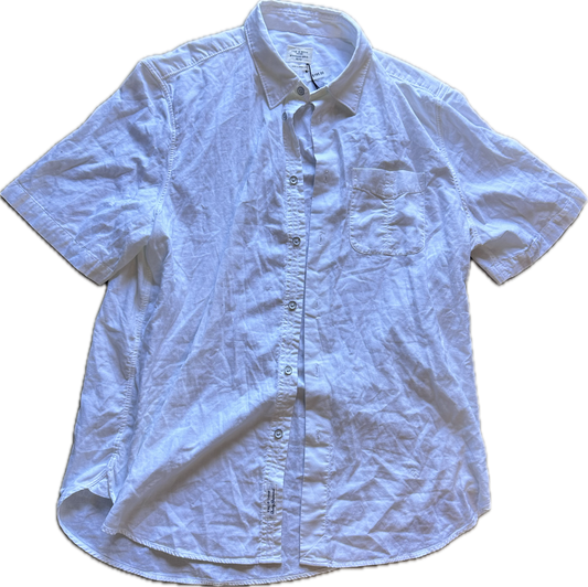 HOUSE: Dr Gregory House rag & bone White Button Shoet sleeve Shirt (17)