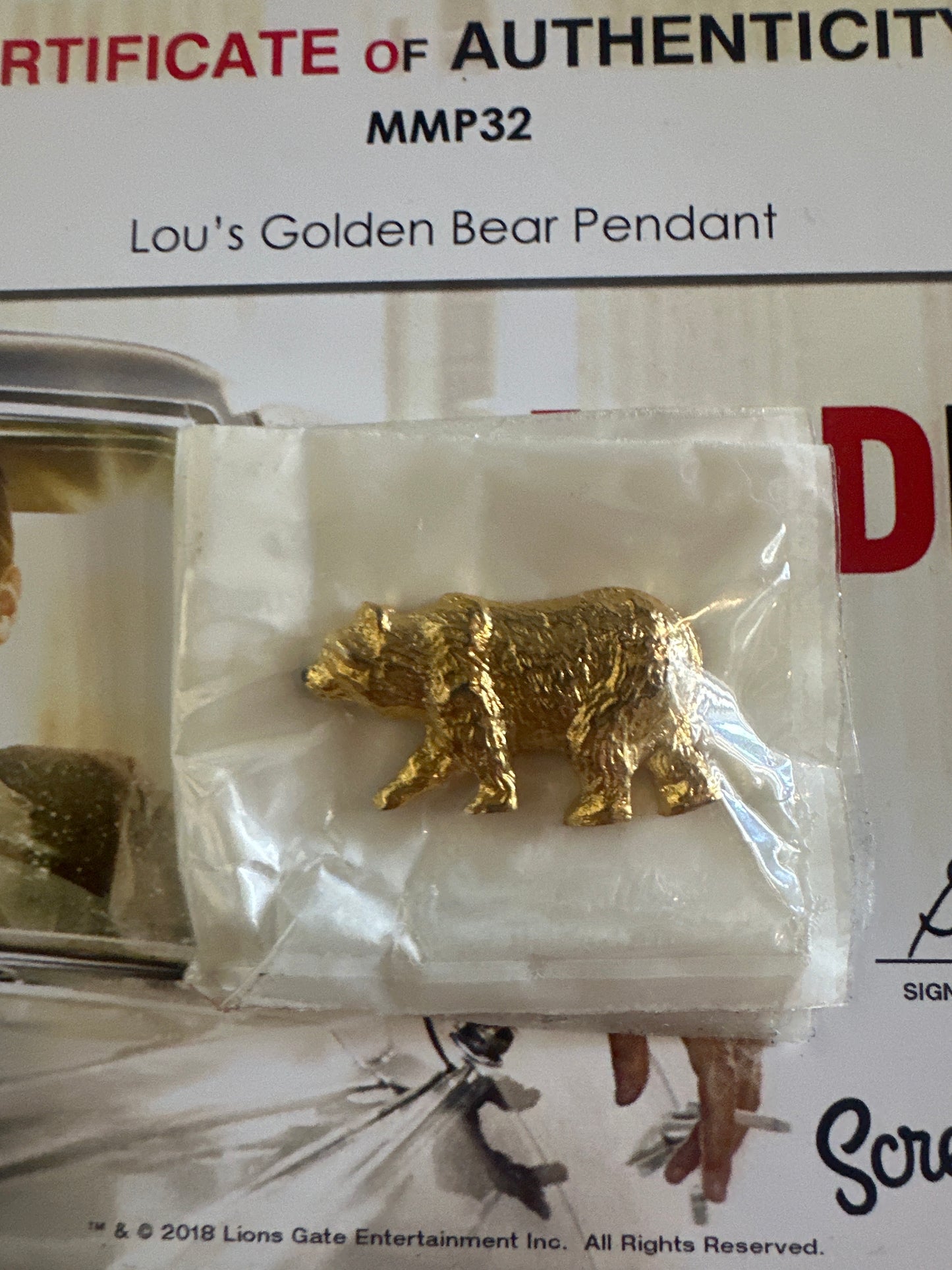 MAD MEN: Lou's Mid-Century Golden Bear Emblem