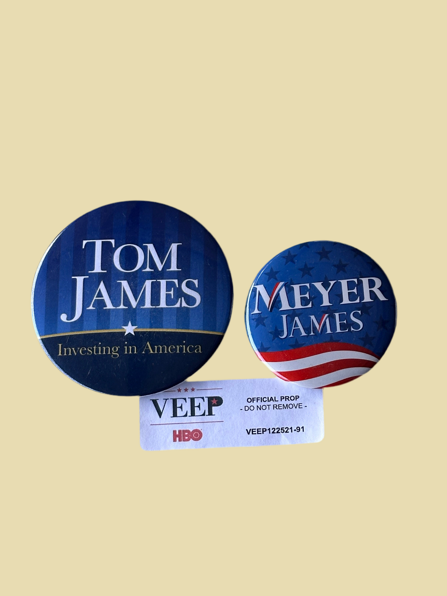 VEEP: Tom James Delegate Pins