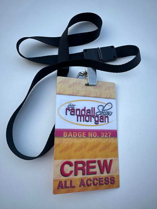 BALLERS: BALLERS: the Randall Morgan Show HERO CREW ALL ACCESS Badge