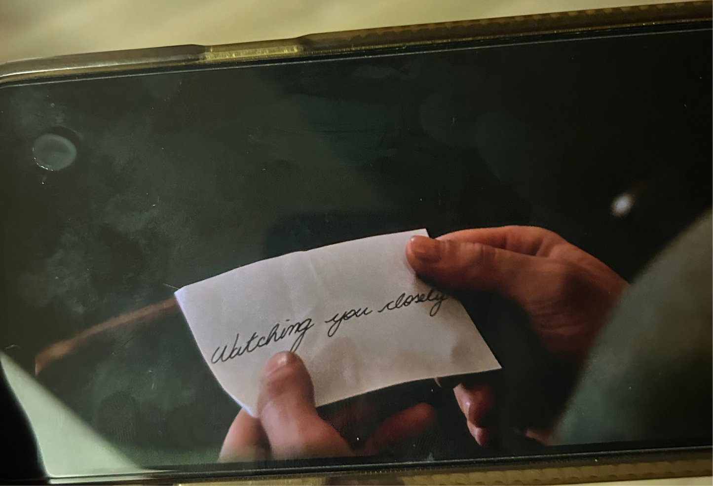 BOARDWALK EMPIRE: Anonymous Threatening Note to Jimmy Darmody – Season 2, Episode 9 (“Battle of the Century”)
 + Bonus note from set