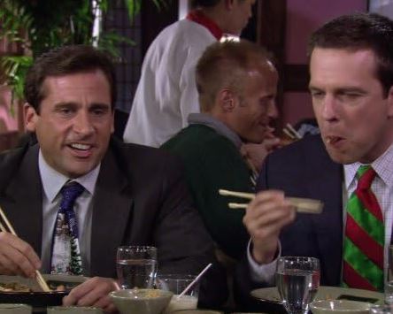 THE OFFICE: Michael Scott's HERO Grey Button up Shirt (16)