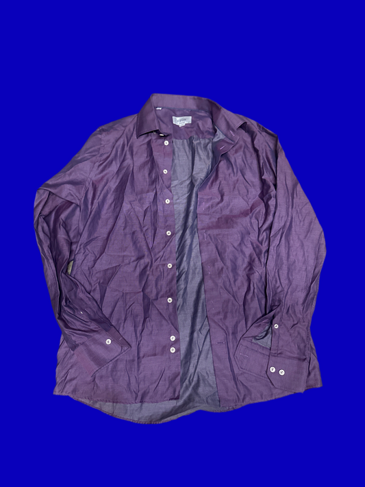 VEEP: Tom James' ETON Purple Shirt (16.5)