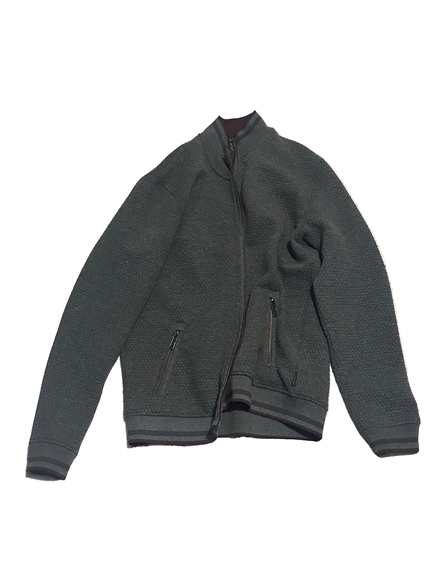 THE GENTLEMEN: Michael’s TED BAKER zip Cardigan Sweater (L)
