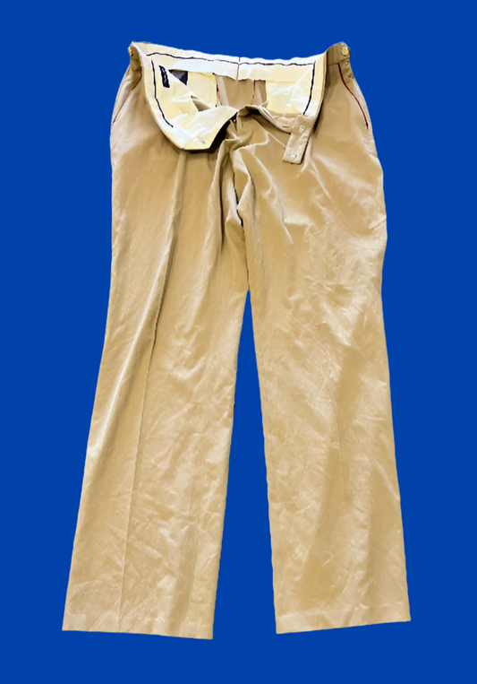 WRATH OF MAN: "H" HERO Tan Ralph Lauren Polo Pants (36)