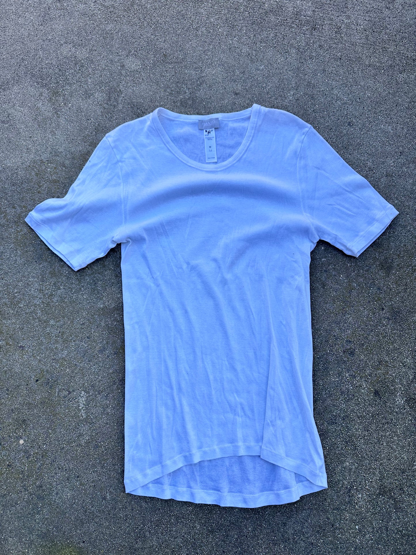 WRATH OF MAN: “H” HERO HANRO White under Shirt (M)
