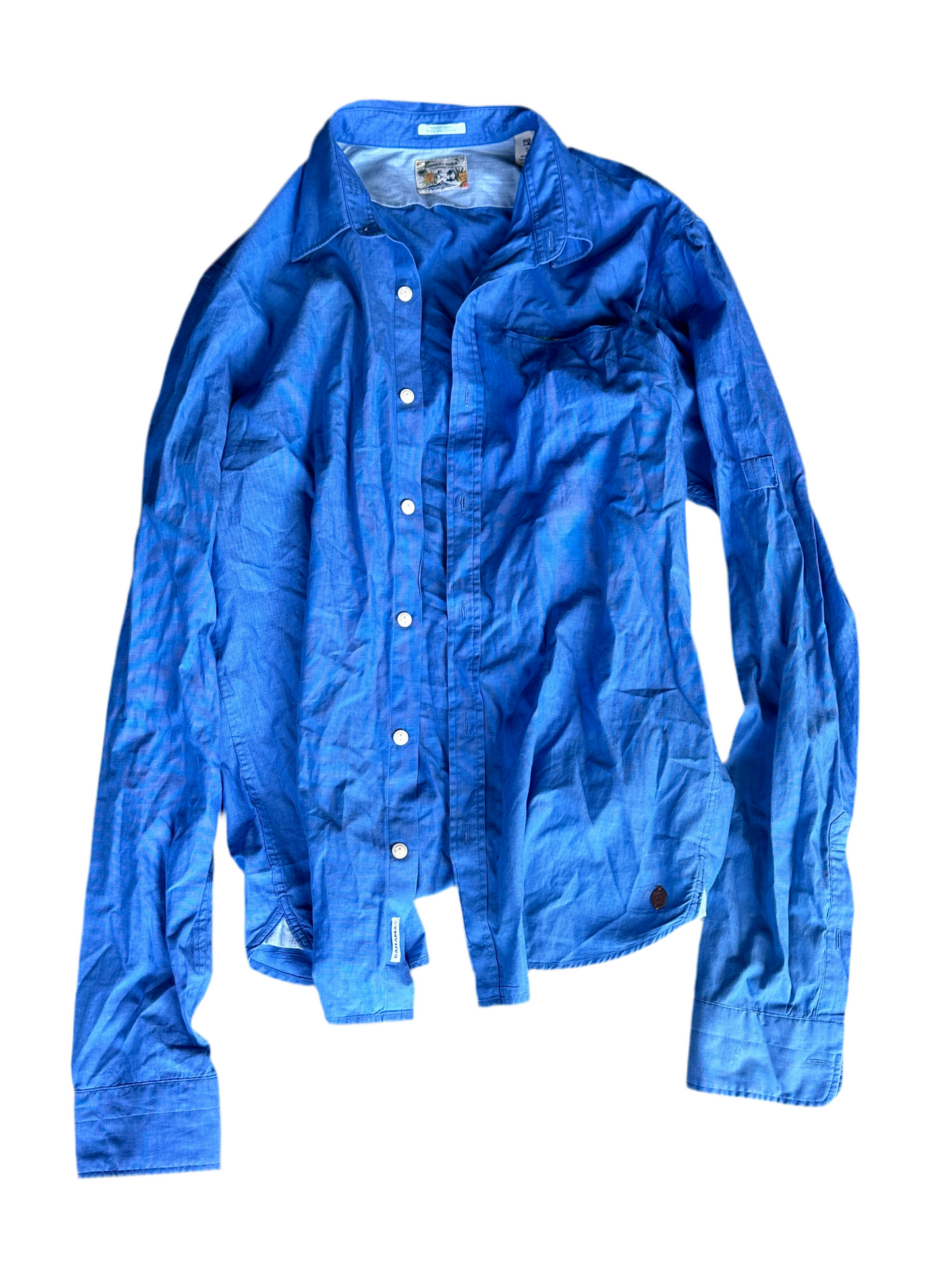 BONES: Dr. Zack’s Scotch & Soda Blue LS Shirt (S)