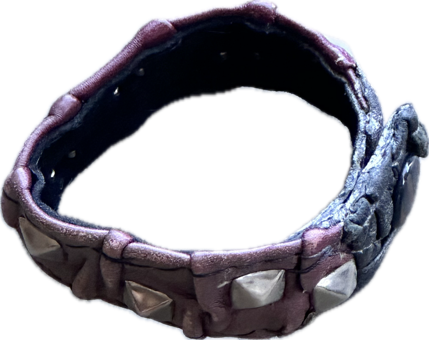 SILICON VALLEY: Russ Hanneman's Leather spike Bracelet