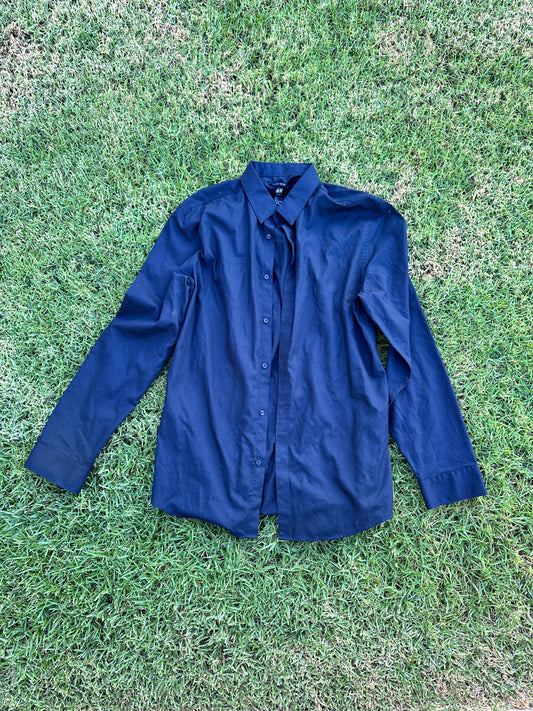 NEW GIRL: Schmidt’s Black LS Button Up Shirt (M)