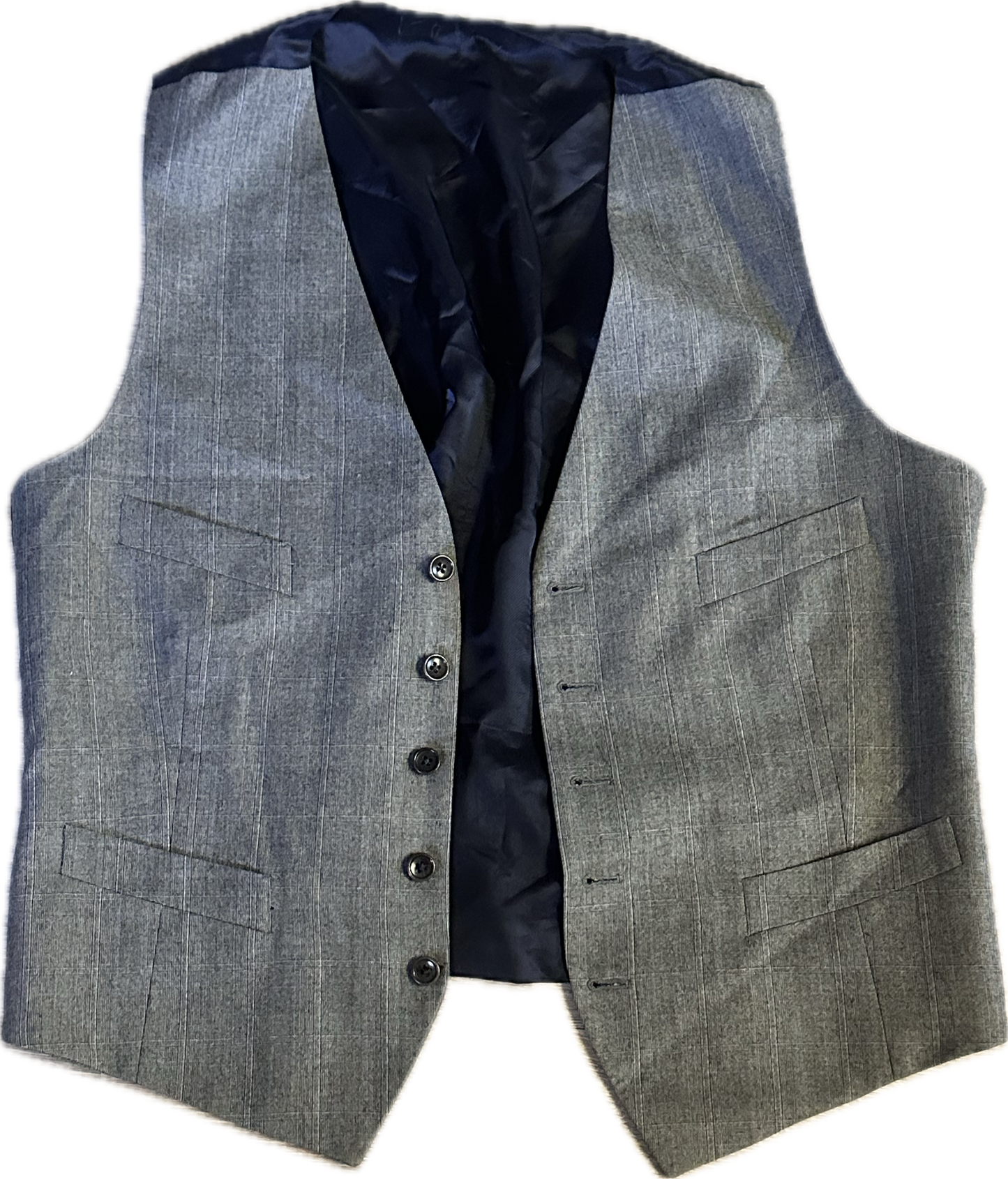 HOUSE: Dr Gregory House JOHN VARVATOS Grey Brown Vest (42/44)