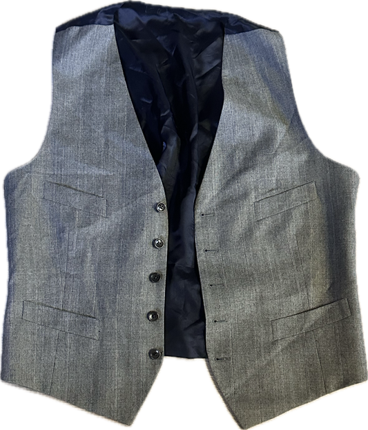 HOUSE: Dr Gregory House JOHN VARVATOS Grey Brown Vest (42/44)