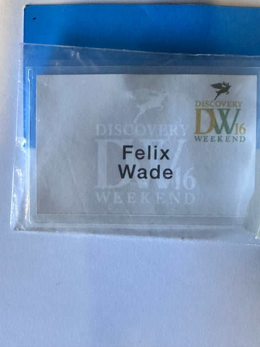 VEEP: Felix Discovery Weekend Name Tag