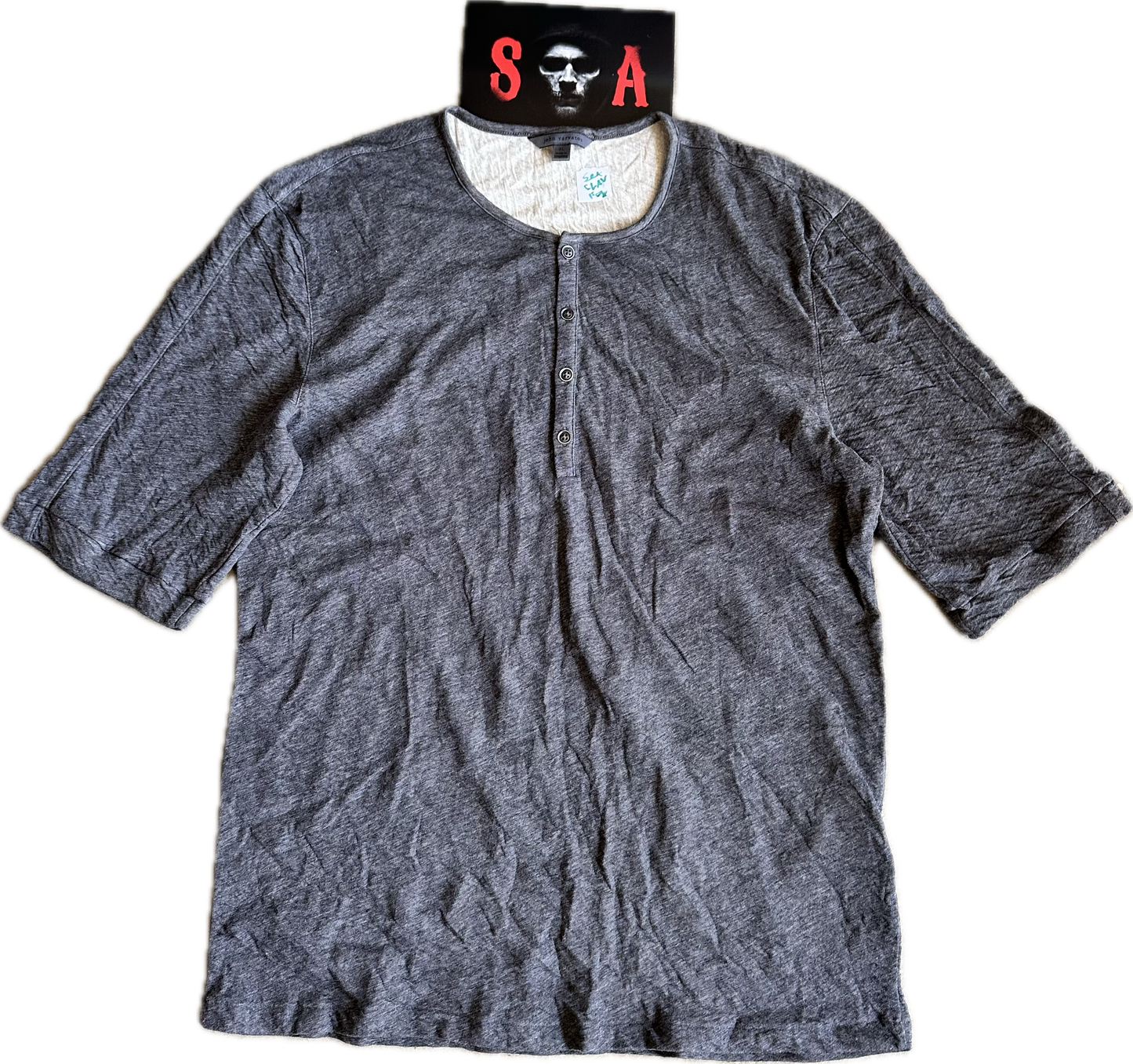 SOA: Clay’s JOHN VARVATOS Short sleeve Shirt (XL)