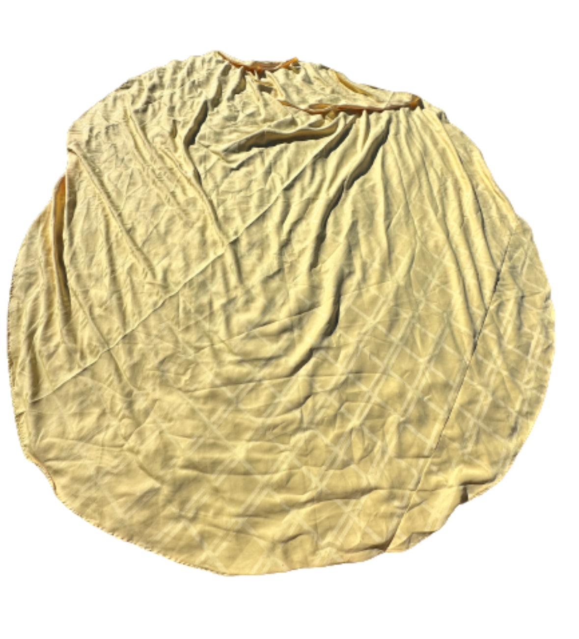 MAD MEN: Betty Francis Mid-century Round Yellow Tablecloth