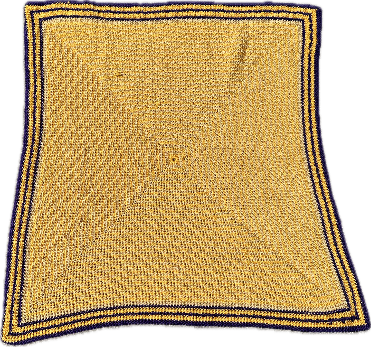 MAD MEN: Megan Draper's 1960s Knit Baby Blanket