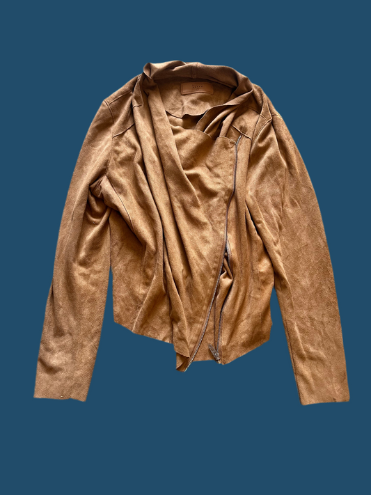 VEEP: Selina's HERO BLANKNYC Brown Suede Jacket (M)