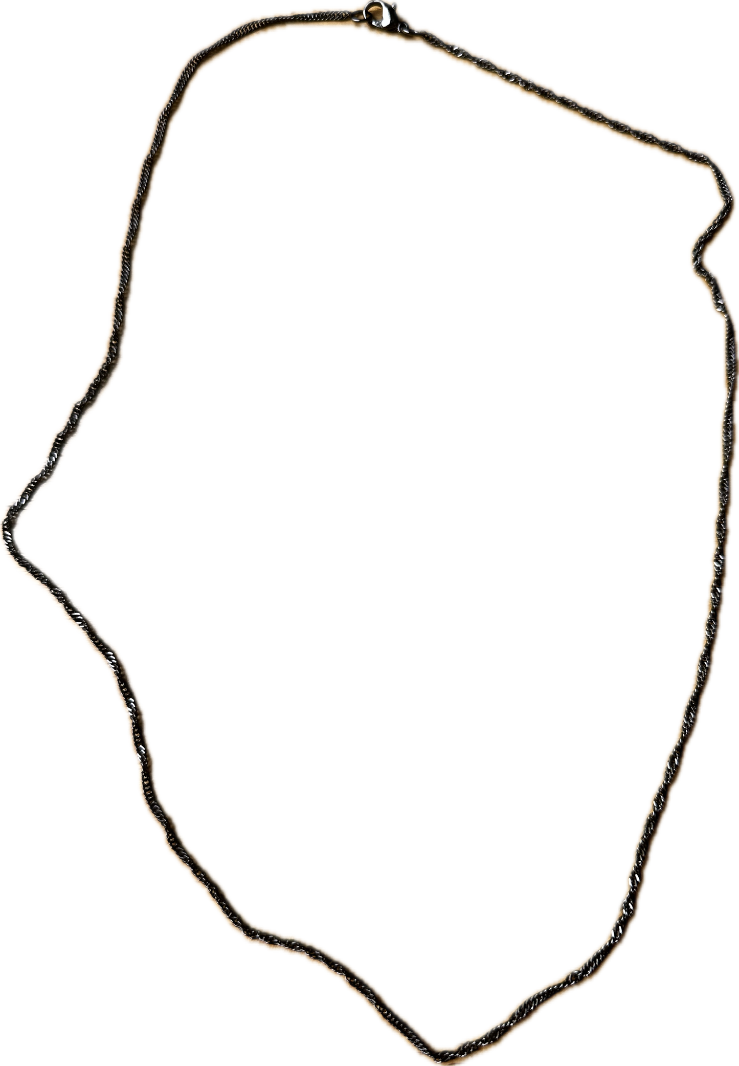 WRATH OF MAN: “H” Silver Necklace