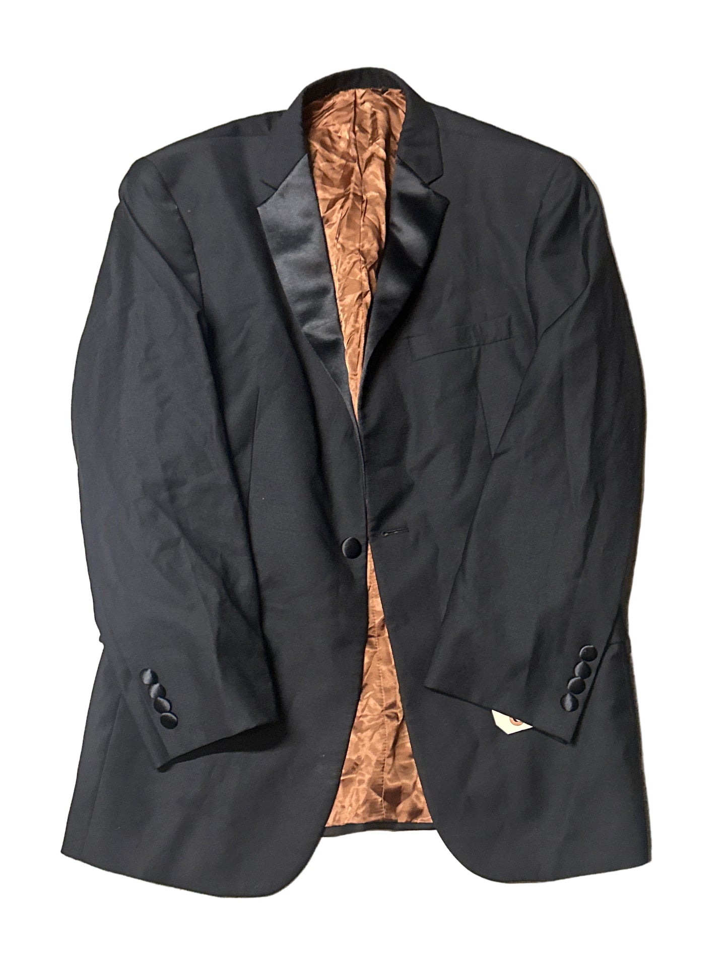 PARKS AND RECREATION: Chris Traeger Joseph A. Banks Black Tuxedo Sport Coat (38R)