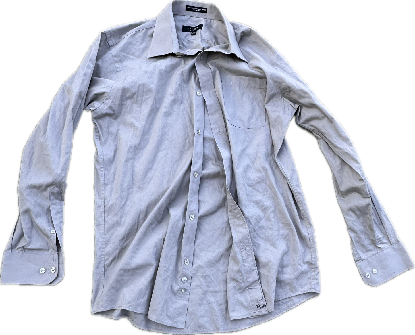 BONES: Agent Seeley Booth's ANGELO ROSSI Long Sleeve Button Shirt (16.5)